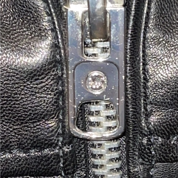 **LAST CHANCE** MICHAEL Michael Kors Black Leather Jacket women plus size 3X - Picture 11 of 12